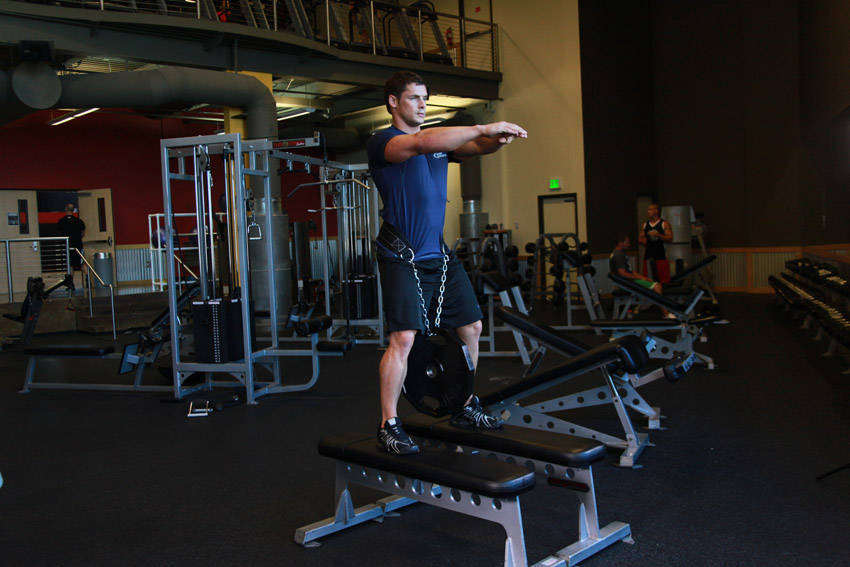 How to perform the Weighted Squat exercise