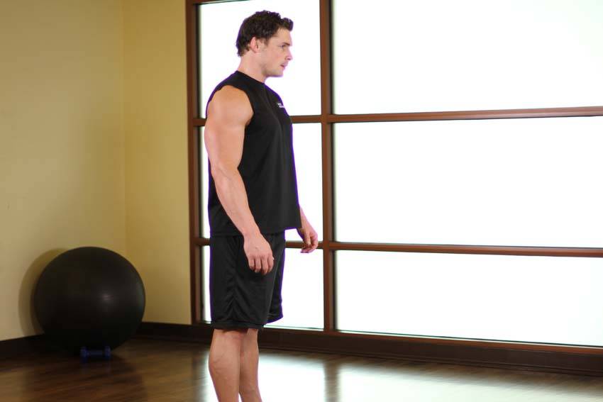 How to perform the Upper Back Stretch exercise