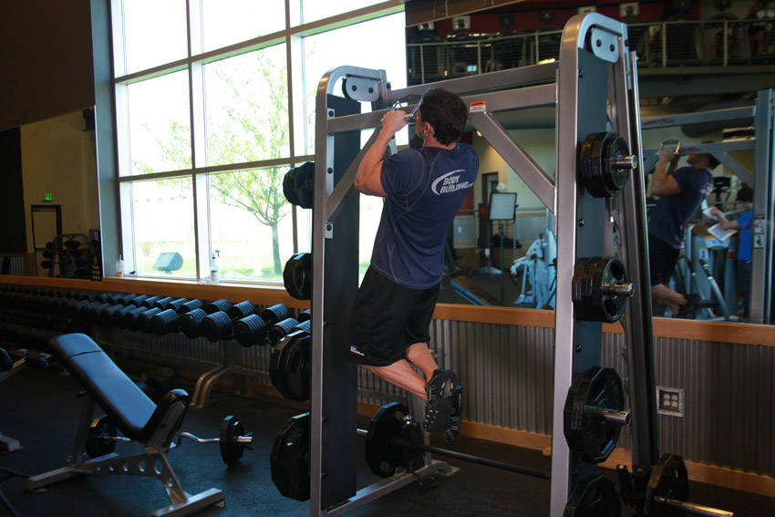 How to perform the V-Bar Pullup exercise